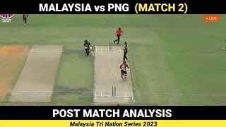 Malaysia vs PNG | Post Match Analysis | Malaysia Tri Nation Series 2023 | Match 2 | Daily Cricket