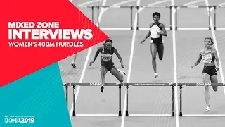 Women's 400m Hurdles Interviews | World Athletics Championships Doha 2019