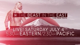 Brock Lesnar: The Beast in the East Live from Tokyo will air live on the award-winning WWE Network o