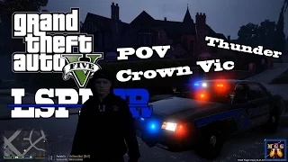 POV Crown Vic Patrol While Storming - GTA 5 LSPDFR Episode 43