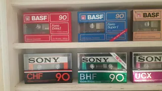 Моя коллекция кассет Basf, Sony