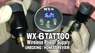 WX-6 wireless TATTOO powersupply | UNBOXING and HONEST REVIEW | pobrengbisaya