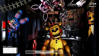 FNAF 1 but with Toy Animatronics & Puppet! | ANAF: Enhanced Edition