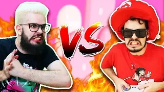 DESAFIEI EU MESMO NO MARIO IMPOSSÍVEL! (RAIZ vs NUTELLA)