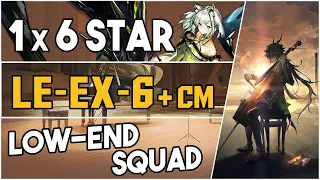 LE-EX-6 + Challenge Mode | Low End Squad |【Arknights】