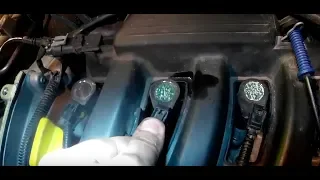 Как самому поменять свечи на Ларгусе 16 клапаном двигателе - К4М