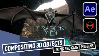 COMPOSITING 3D OBJECTS using Red Giant plugins