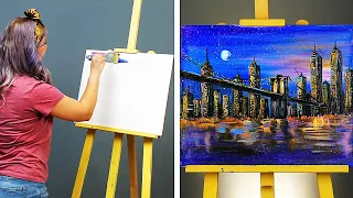 HOW TO PAINT A MASTERPIECE || 5-Minute Decor Crafts To Become An Artist