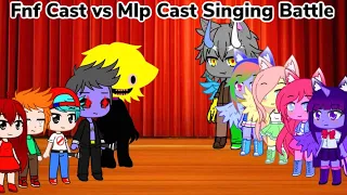 Fnf Cast vs Mlp Cast Singing Battle (Gacha Club Au)