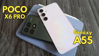 Galaxy 55  5G vs Poco X6 Pro 5G ¿Cuál elegir?