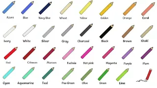 Color Names | List of Colors/Colours in English
