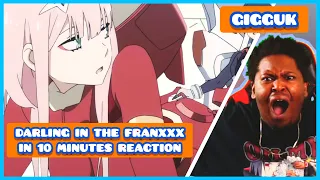GIMME A RIDE TOO 🤤😈 | DARLING FRANXX IN 10 MINUTES | GIGGUK REACTION