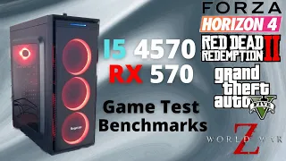 I5 4570 & RX 570 Game Test - Benchmarks