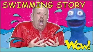 Swimming Story for Kids from Steve and Maggie with Bobby | English Speaking with Wow English TV