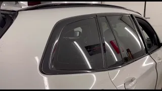 Przyciemnianie szyb - BMW X3 / Aplikacja folii LLumar na Śląsku