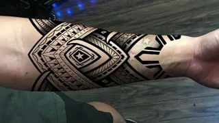 Polynesian forearm sleeve