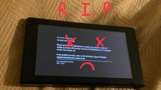 my Nintendo switch dying a painful death