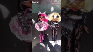 LOL SURPRISE OMG DOLLS! METAL CHICK AND FAME QUEEN FROM THE LOL SURPRISE OMG REMIX COLLECTION