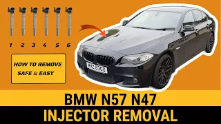 How To Remove Diesel Injectors BMW N57 N47 F10 F11 530d 520d 330d 730d 320d Stuck injector removal