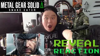 WHAT THE F-??? Metal Gear Solid Delta: Snake Eater Official Reveal Trailer (REACTION)
