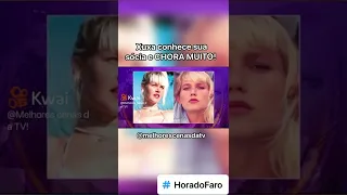 Xuxa conhece a sua sósia no programa de Rodrigo Faro