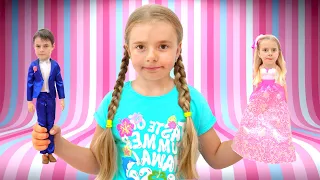 Becoming BARBIE in Real Life and other kids videos by Anabella and Bogdan Show