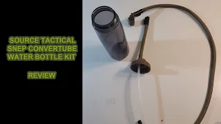 SOURCE Tactical SNEP Covertube water bottle adapter kit, Review.