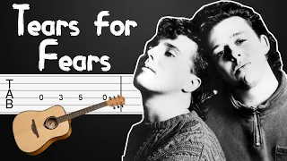 Everybody Wants To Rule The World - Tears for Fears Guitar Tutorial, Guitar Tabs, (Fingerstyle)