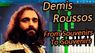 Demis Roussos - From Souvenirs To Souvenirs [Piano Tutorial] Synthesia