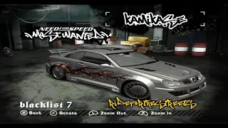 Need For Speed Most Wanted | Race + Pursuit Blacklist #7 KamiKase - Mercedes CLK 500 |