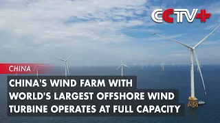 China's Wind Farm with World's Largest Offshore Wind Turbine Operates at Full Capacity