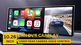 10.26" Car DVR Carplay Android Auto Dashcam - Develuck
