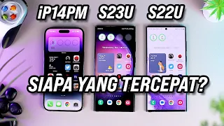 iPhone 14 Pro Max vs S23 Ultra vs S22 Ultra Speedtest - Tes Kecepatan Smartphone Terbaik 2023