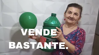 2 IDEIAS COM EMBALAGEM PLÁSTICA E BEXIGA/VENDE BASTANTE/BY Socorro Rodrigues#reciclagemcriativa