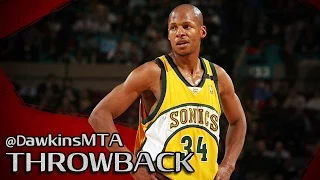 Ray Allen Full Highlights 2005 Playoffs R1G4 at Kings - 45 Pts, BEST Shooter EVER!