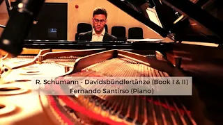 R  Schumann -  Davidsbündlertänze (Books I & II) -  Fernando Santirso (Piano) - Live Recording