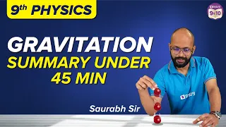 Complete Gravitation Class 9 Science (Physics) Summary | CBSE Class 9 Exams 2023 | BYJU'S Class 9