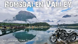 S1E3- #Trollstigen Day1-Part3 #Romsdalen valley | Norway by Kawasaki #Vulcan650