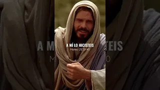 A mí lo hicisteis. #shorts #jesus #dios #biblia #videoscristianos #palabradedios #cristo