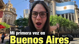 Buenos Aires me SORPRENDIÓ parece EUROPA 😱🇦🇷Primeras Impresiones