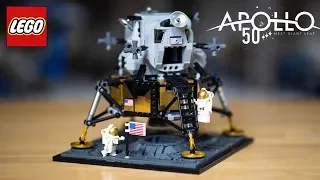 LEGO Apollo 11 Lunar Lander Timelapse & Review