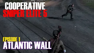 Crafty English Dudes Climb the Atlantic Wall! Episode 1 [Cooperative Sniper Elite 5]