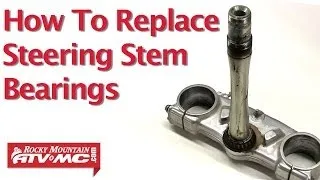 Motorcycle Steering Stem Bearing Replacement