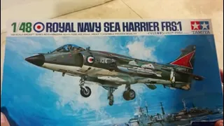 Building a Sea Harrier 1/48 Pt1 by Tamiya