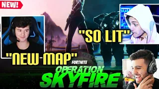 STREAMERS REACT TO THE FORTNITE OPERATION: SKY FIRE LIVE EVENT!