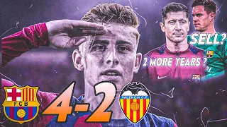 Barcelona vs Valencia [4-2] Match Review, Lewandowski staying for 2 more years? Sell Ter Stegen?