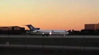 TAB cargo DC-10 landing and Amerijet 727 takeoff, Miami