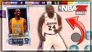 NBA 2K MOBILE WE PULL OBSIDIAN KOBE IN THE PICK AND ROLL PACKS & GAMEPLAY!!