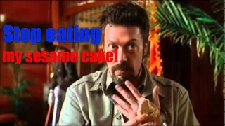 Stop eating my sesame cake! [funny scene from the movie congo]