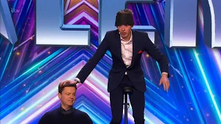 Britain's Got Talent 2022 Tommy J Unicycle Daredevil Audition Full Show w/ Comments S15E05